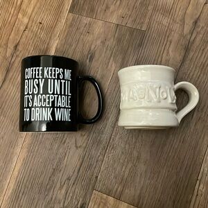 Coffee cups- Magnolia & Boutique brand- New, No Tags